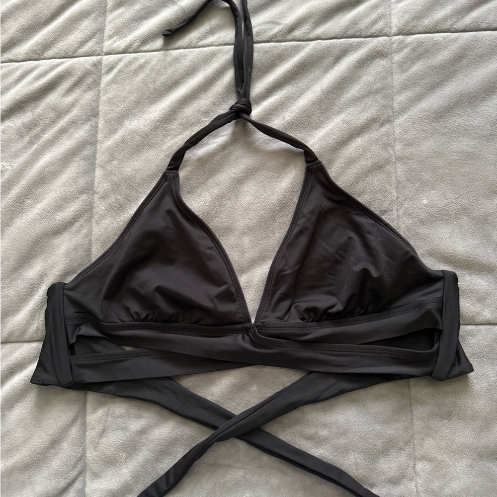 Kona Sol Black Bikini Top with Tag